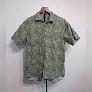 Vintage 90s Earthbound Trading Co 100% Cotton Hawaiian Button Down Shirt - M’s M